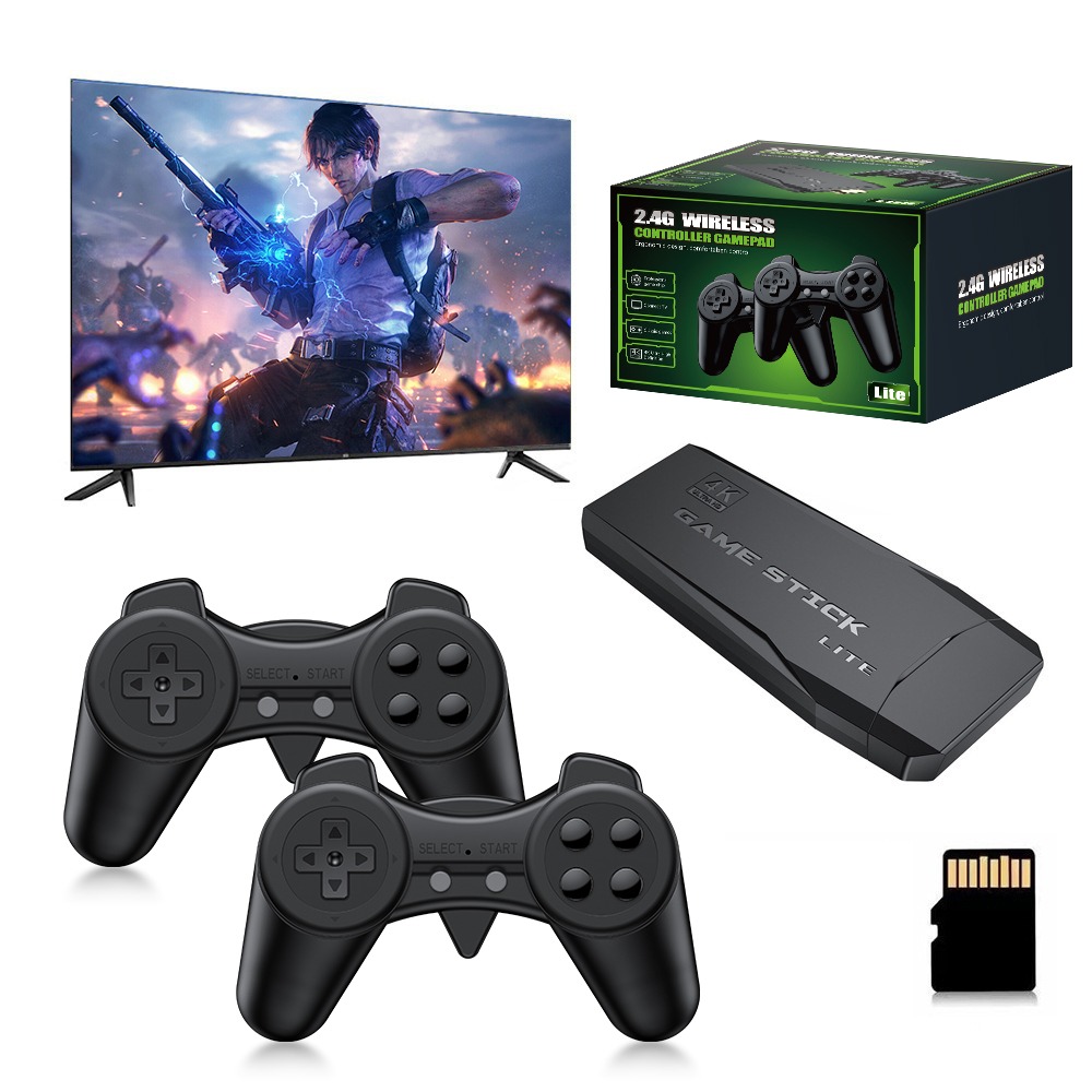 Retro Gaming Theme - Portable 4K Retro Game Stick Console
