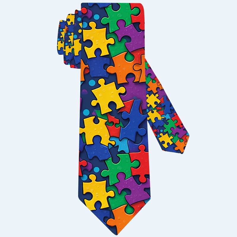 Retro Gaming Theme - 1pc Men' Video Game Themed Necktie