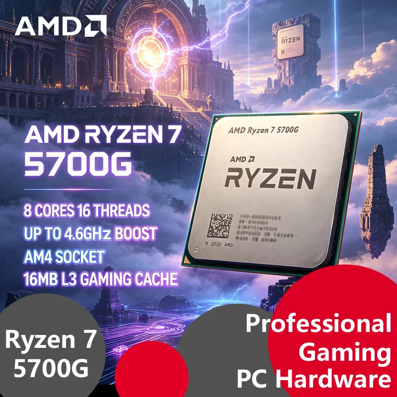 AMD Ryzen 7 5700G Tray Desktop - đánh giá và giá Amd Cpu Ryzen 7