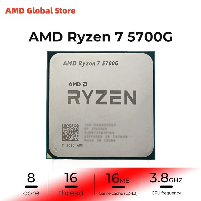 AMD Ryzen 7 5700G Tray Desktop - đánh giá và giá Amd Cpu Ryzen 7