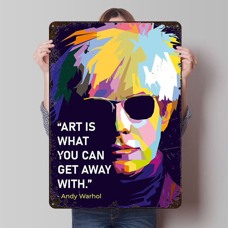 Andy Warhol Quote Poster Custo - đánh giá và giá Retro Gaming Quotes