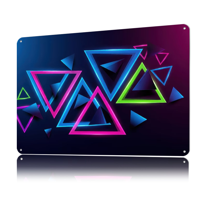 Neon Triangles Abstract Backgr - đánh giá và giá Background Retro Gaming