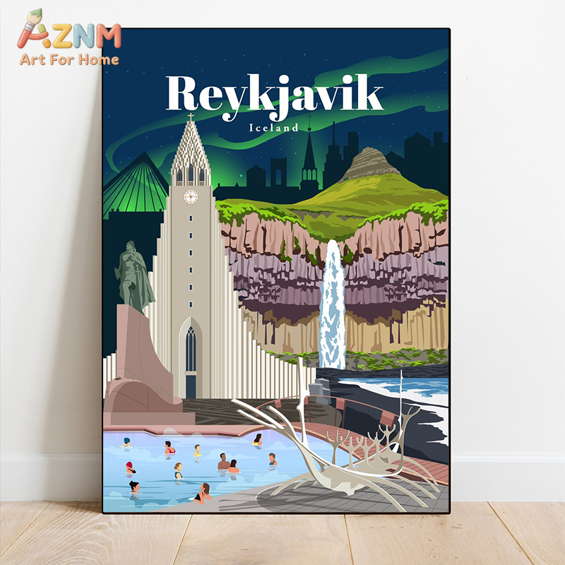 AZNM Vintage World City Travel - đánh giá và giá Retro Gaming Pictures