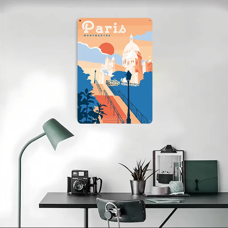 Paris Montmartre Travel Printe - đánh giá và giá Retro Gaming Paris