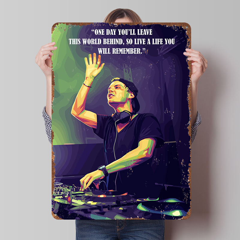 Avicii Quotes Printed Poster C - đánh giá và giá Retro Gaming Quotes