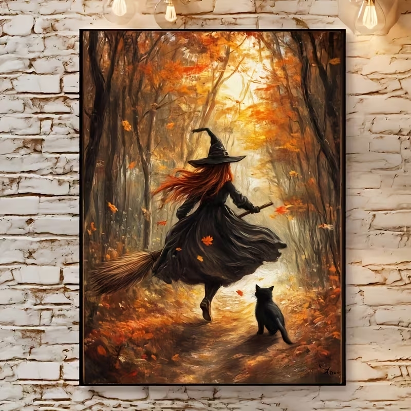 Retro Alloween Autumn Witch On - đánh giá và giá Retro Gaming Pictures
