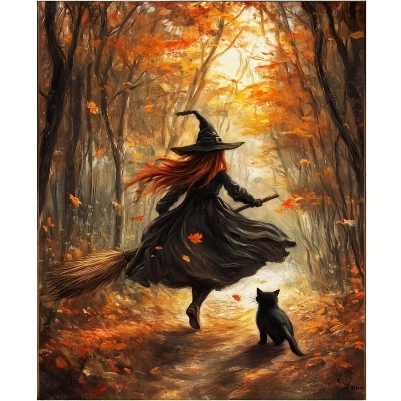 Retro Alloween Autumn Witch On - đánh giá và giá Retro Gaming Pictures
