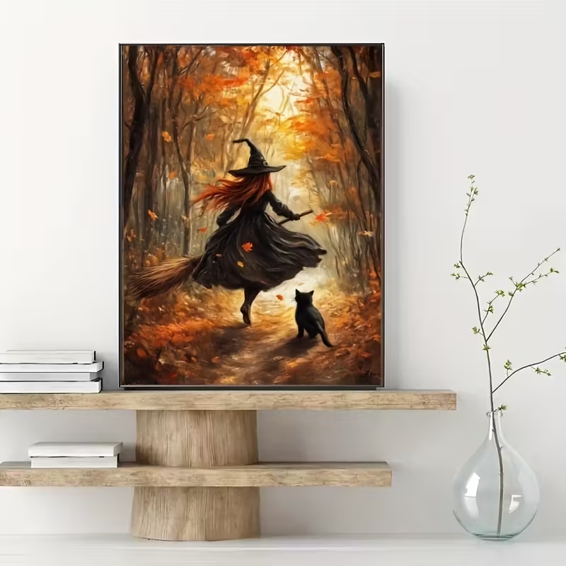 Retro Alloween Autumn Witch On - đánh giá và giá Retro Gaming Pictures