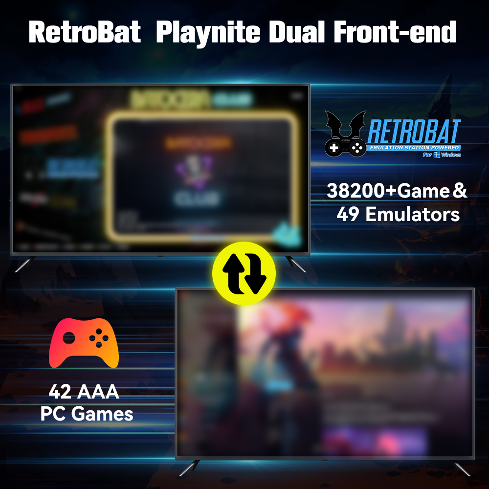 Retrobat＆Playnite System HDD R - đánh giá và giá Retro Gaming Theme