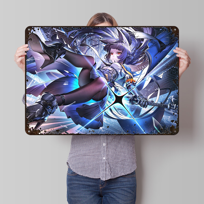 Hoshimi Miyabi Zenless Zone Ze - đánh giá và giá Retro Poster Gaming