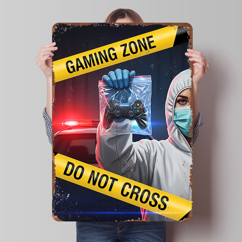 Gaming Zone Do Not Cross Metal - đánh giá và giá Retro Gaming Zone