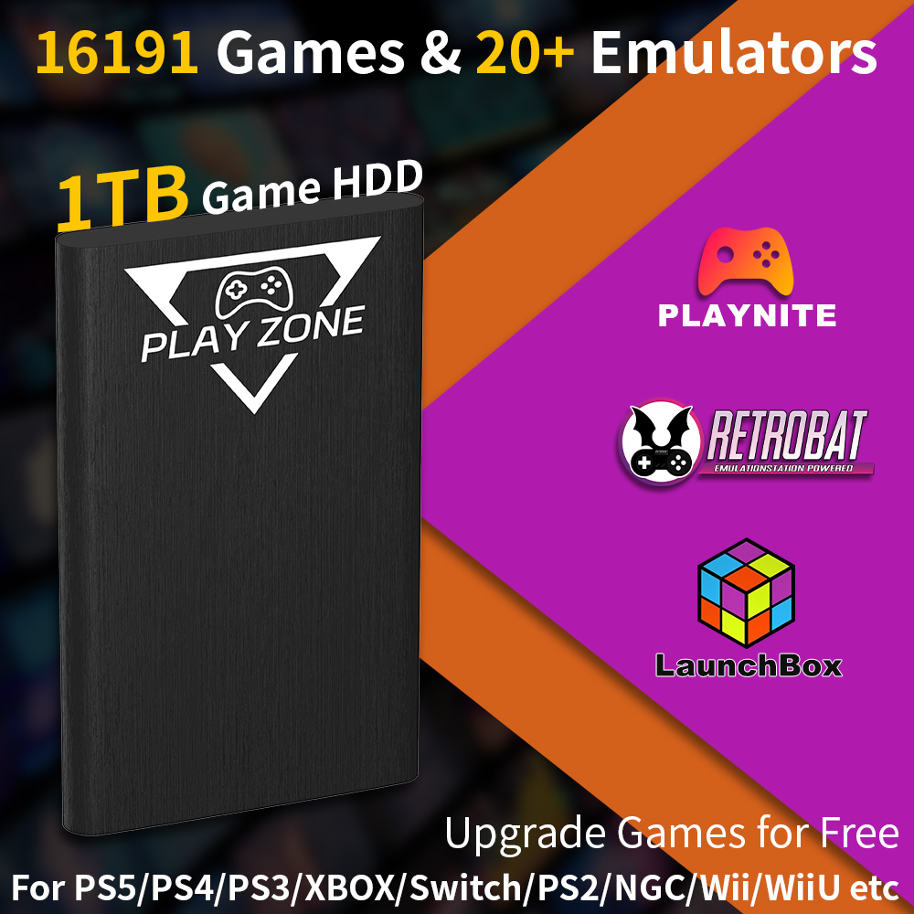 Play Zone 1TB Portable Gaming  - đánh giá và giá Retro Gaming Zone