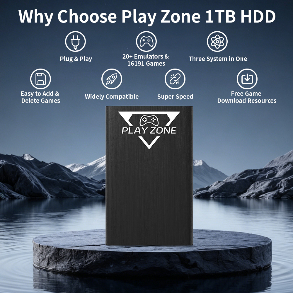 Play Zone 1TB Portable Gaming  - đánh giá và giá Retro Gaming Zone