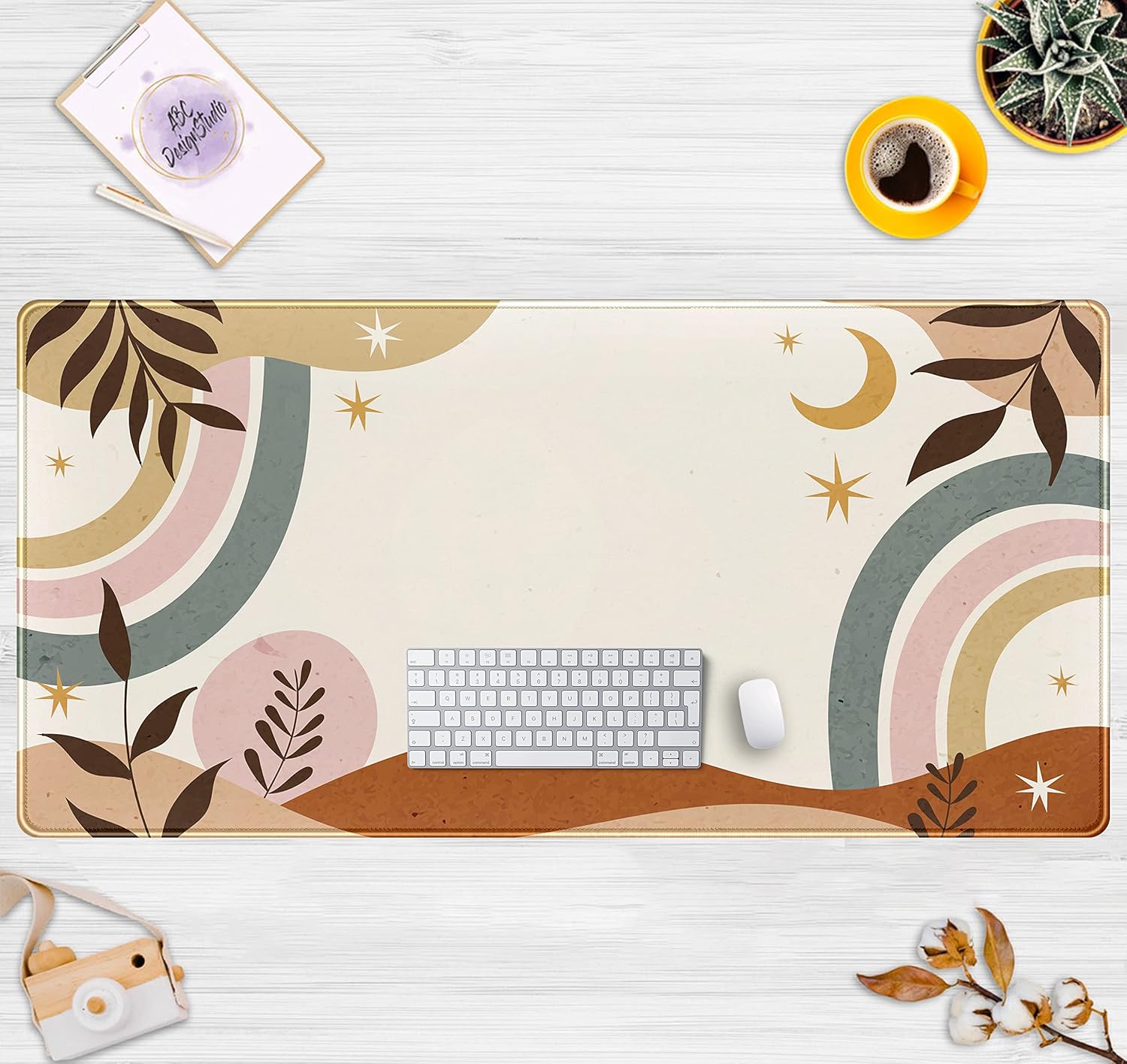 Abstract Retro Boho Desk Mat – - đánh giá và giá Retro Gaming Theme
