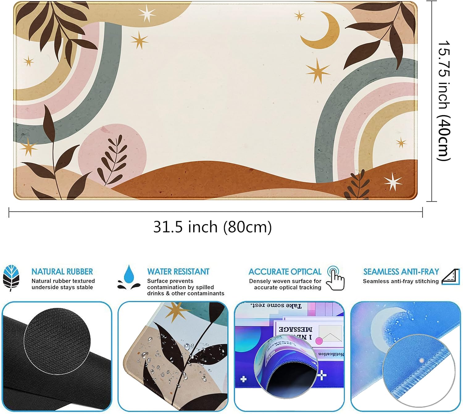 Abstract Retro Boho Desk Mat – - đánh giá và giá Retro Gaming Theme