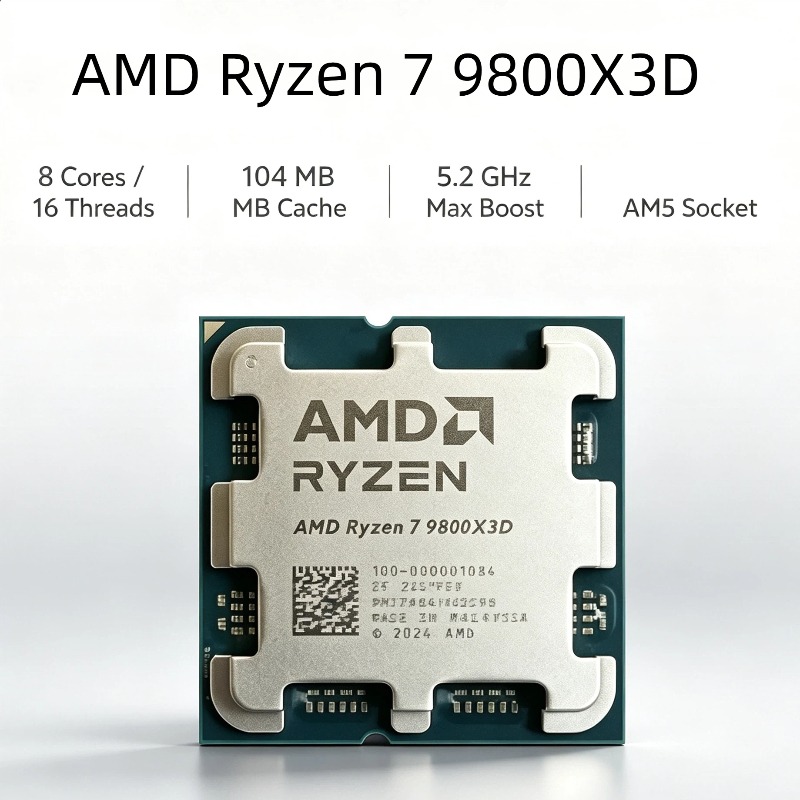 AMD Ryzen 7 9800X3D AM5 Gaming - đánh giá và giá Amd Cpu Ryzen 7