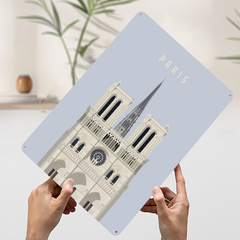 Paris Travel Tinplate Poster C - đánh giá và giá Retro Gaming Paris