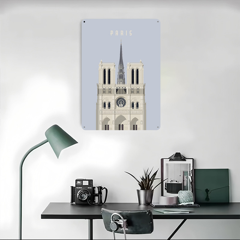 Paris Travel Tinplate Poster C - đánh giá và giá Retro Gaming Paris