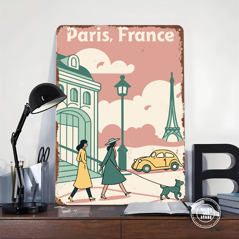 Paris France Travel Printed Po - đánh giá và giá Retro Gaming Paris
